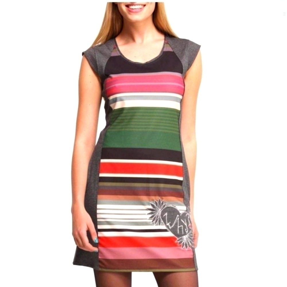 Desigual Women's Striped ROSA dress S
